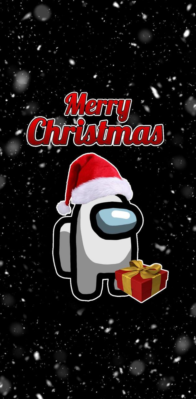 630x1280 Among us Christmas wallpaper