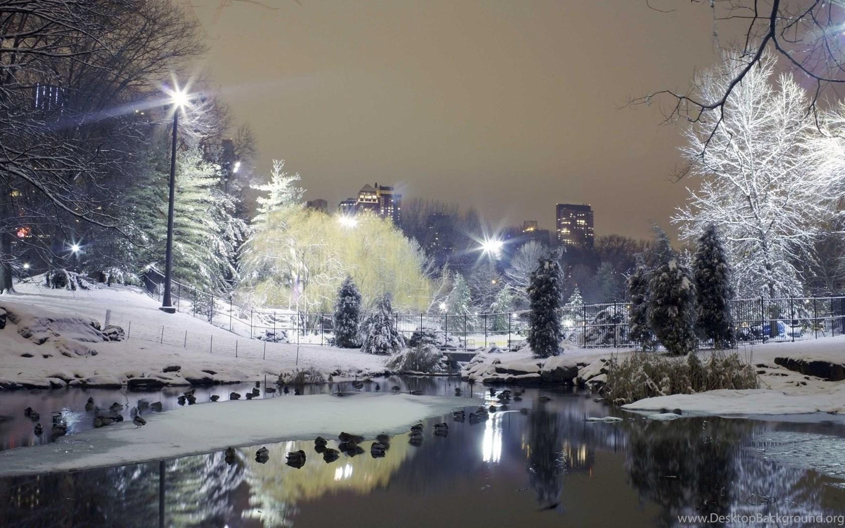 1680x1050 NYC Christmas Wallpaper