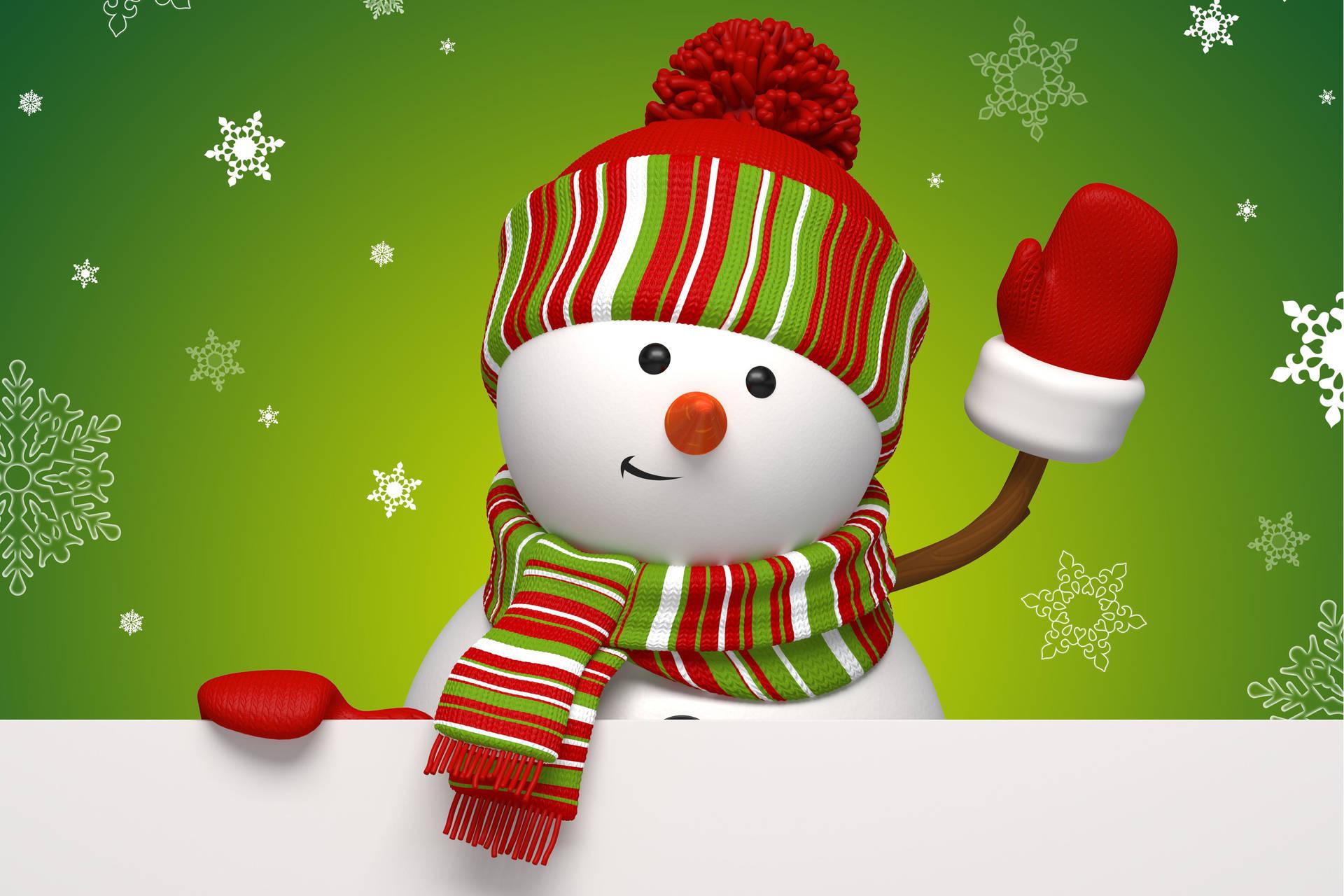 1920x1280 Download 8k Christmas Animated Snowman Wallpaper