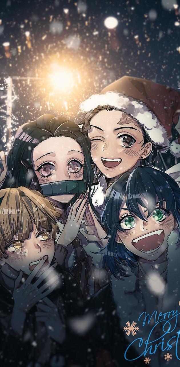 Demon Slayer Christmas Wallpapers - Top Free Demon Slayer Christmas ...