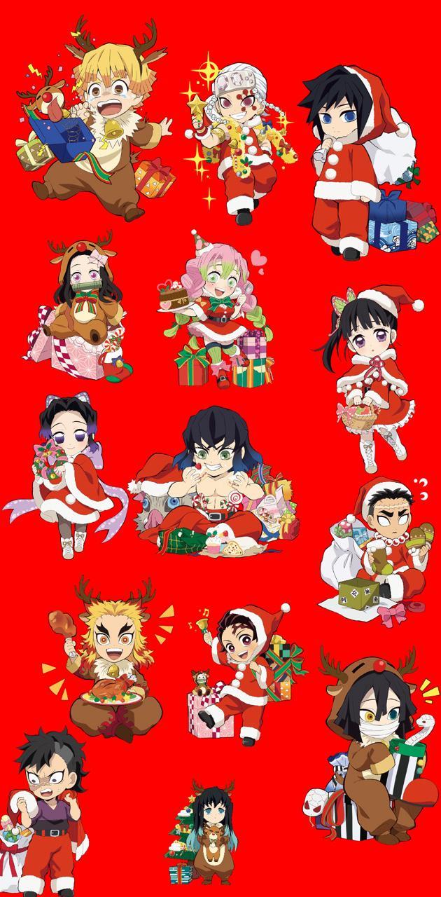 Demon Slayer Christmas Wallpapers - Top Free Demon Slayer Christmas ...