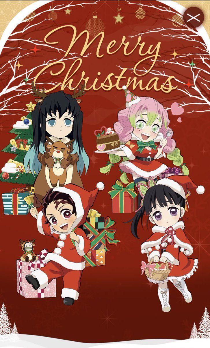 Demon Slayer Christmas Wallpapers - Top Free Demon Slayer Christmas