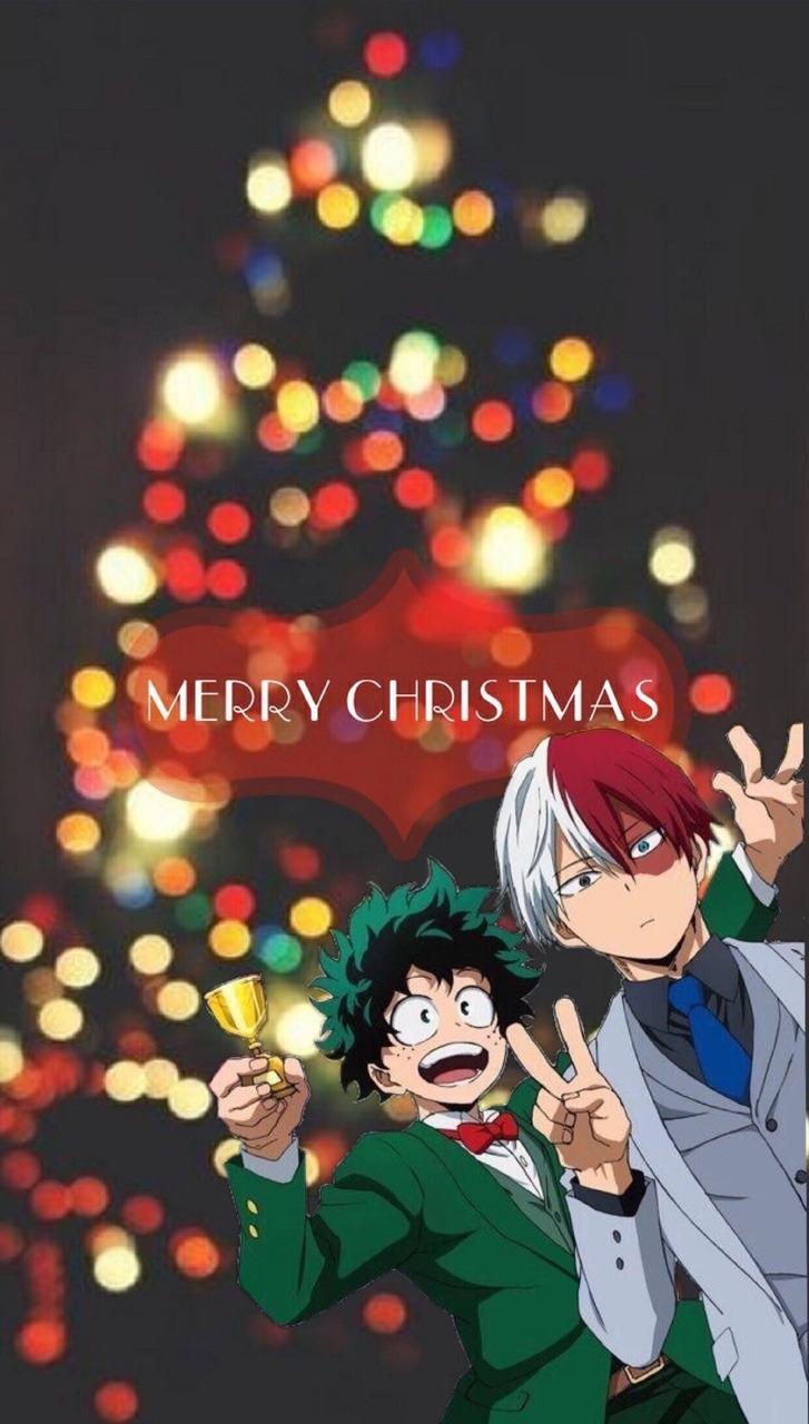 MHA Christmas Wallpapers - Top Free MHA Christmas Backgrounds ...