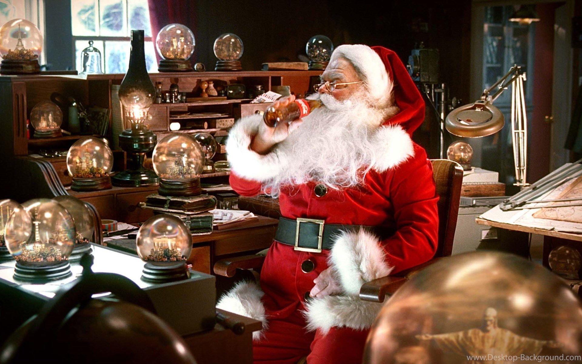 1920x1200 Coca Cola Santa Wallpaper