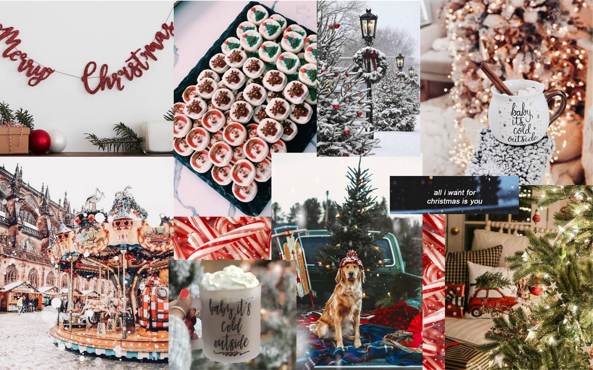 Christmas Collage Desktop Wallpapers - Top Free Christmas Collage ...