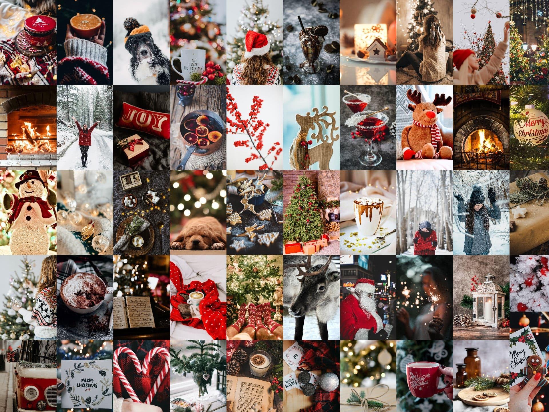 Christmas Collage Desktop Wallpapers - Top Free Christmas Collage ...