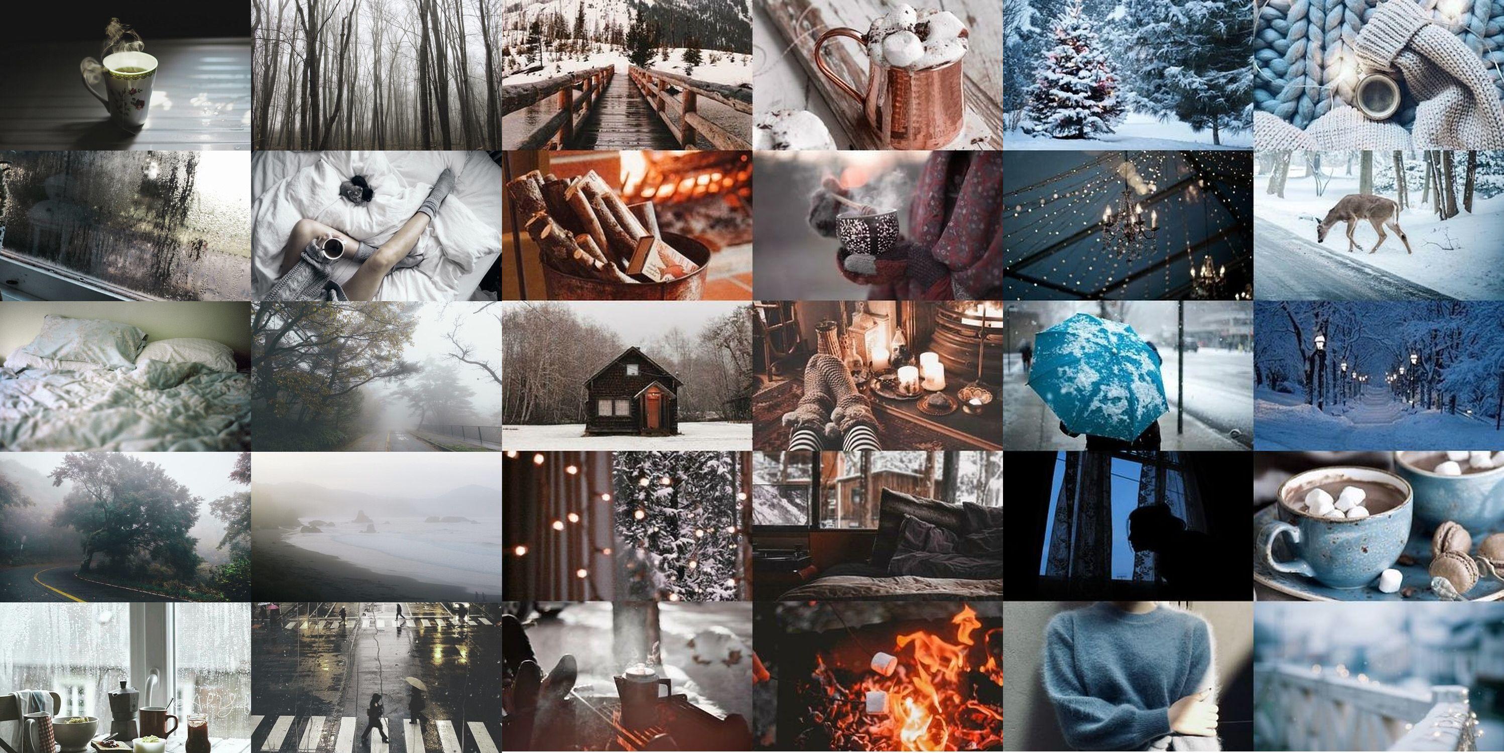 2996x1500 Aesthetic Collage Wallpaper HD
