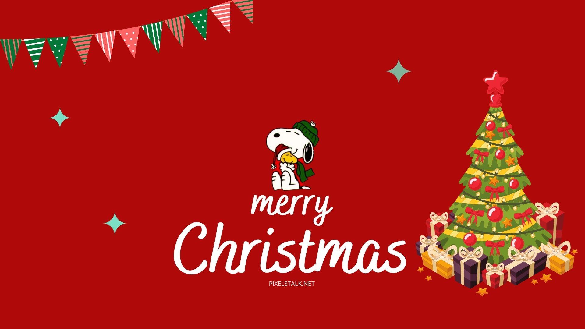 1920x1080 Snoopy Christmas Wallpaper Free Download