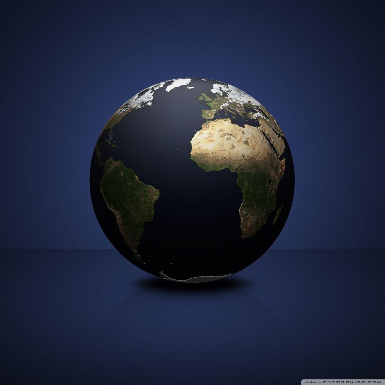 1280x1280 World Globe ❤ 4K HD Desktop Wallpaper for 4K Ultra HD TV • Tablet
