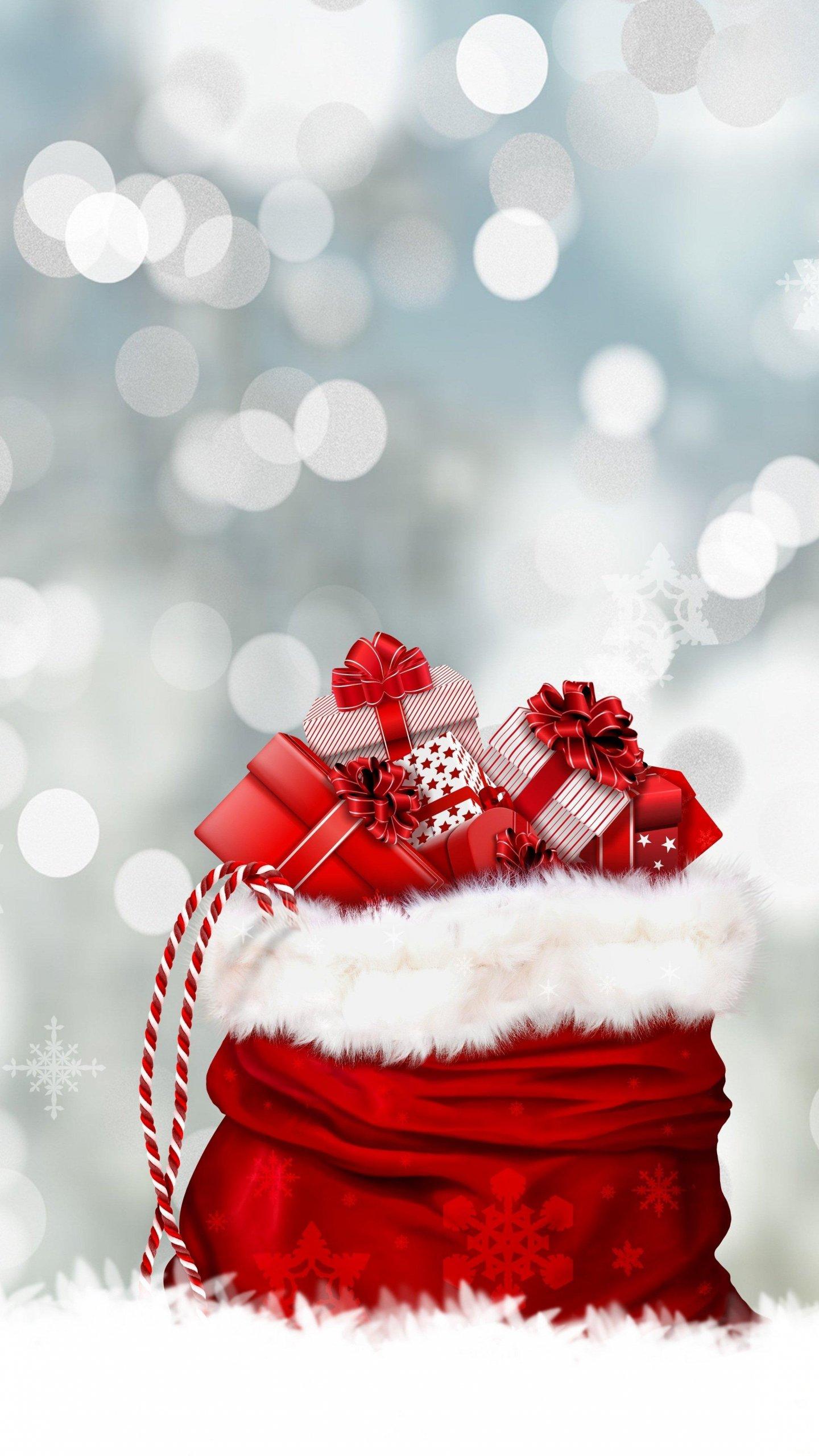 1440x2560 Christmas Gifts from Santa Wallpaper, Android & Desktop Background