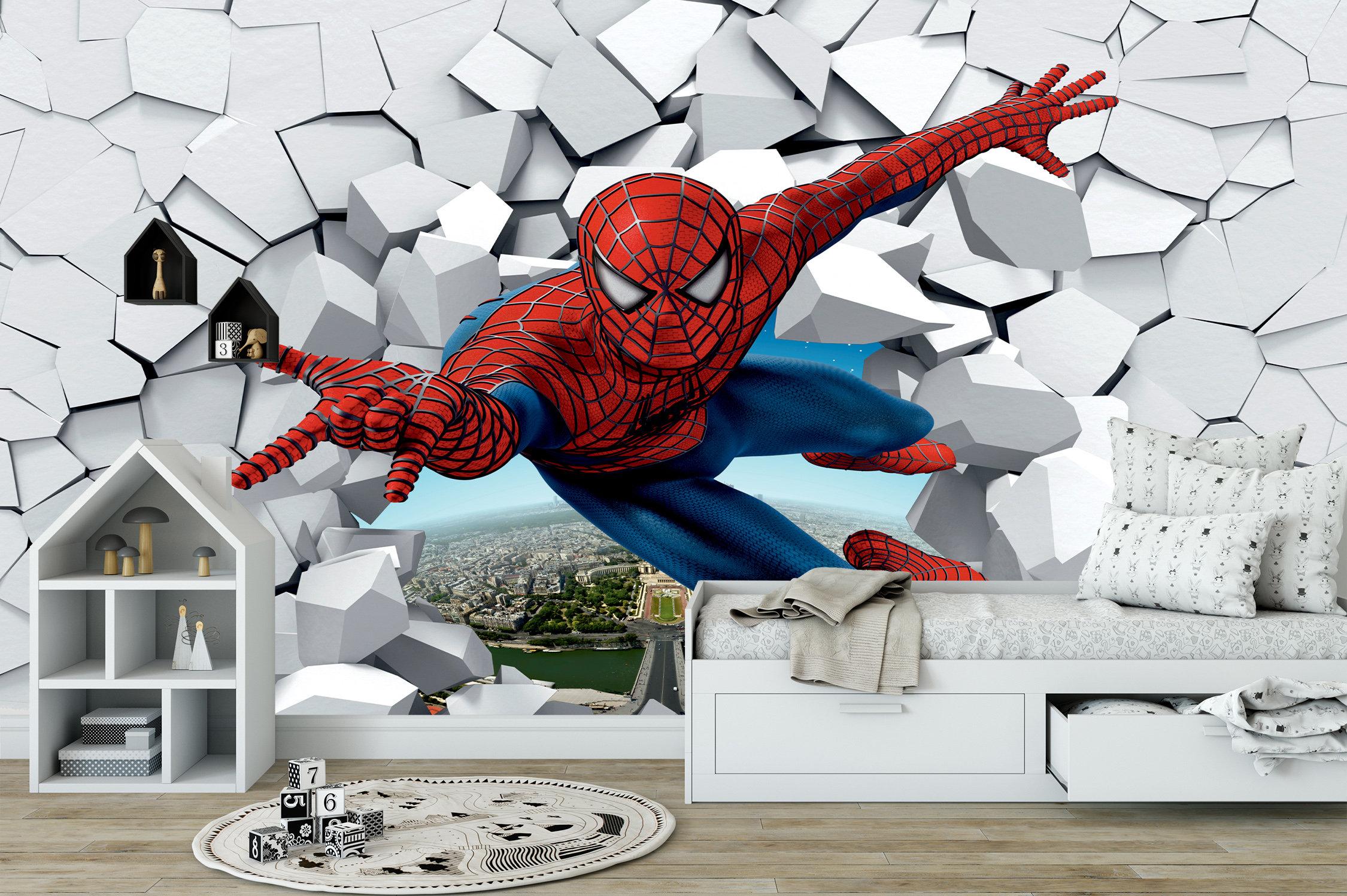Striscione Di Compleanno Personalizzato Di Spiderman: Decorazione Per - Foto 2