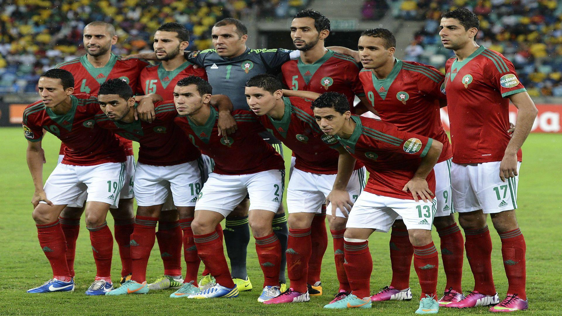 1920x1080 Download Morocco National Football Team Red And White Wallpaper