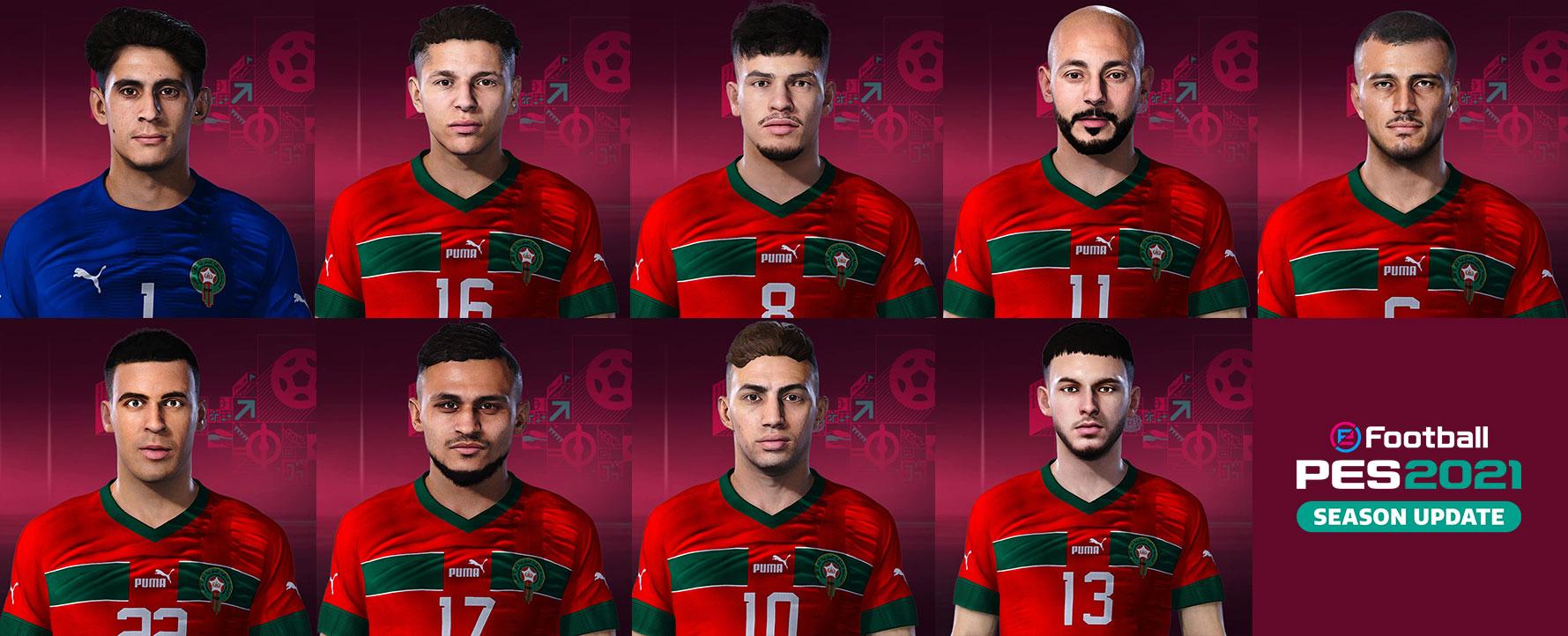 1779x722 PES 2021 Morocco (Qatar World Cup) Facepack