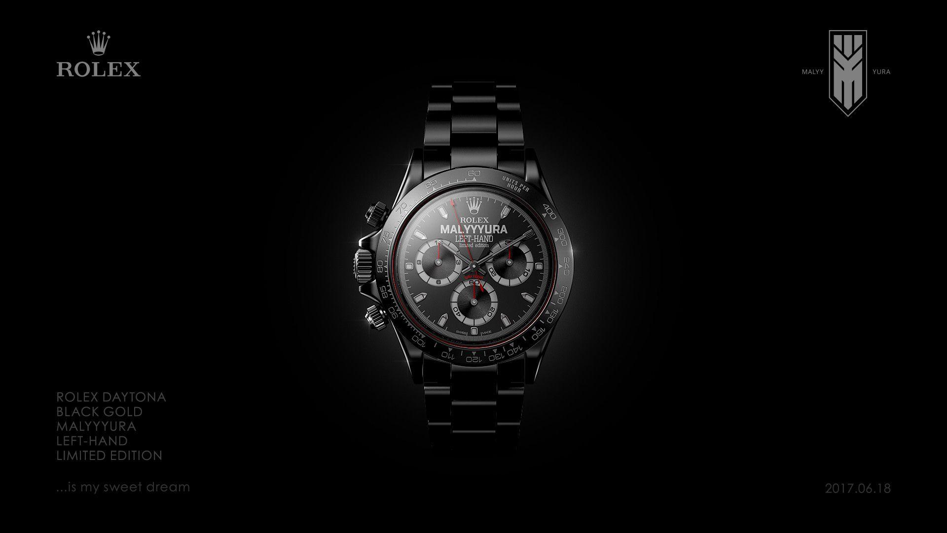 1920x1080 Rolex Daytona Left Hand Limited Edition, Yura Malyy