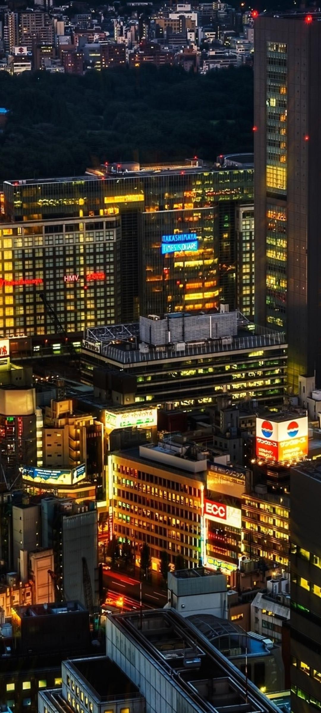 Man Made Osaka Phone, Night, Street, Japan, 1080x2400 Japan, HD