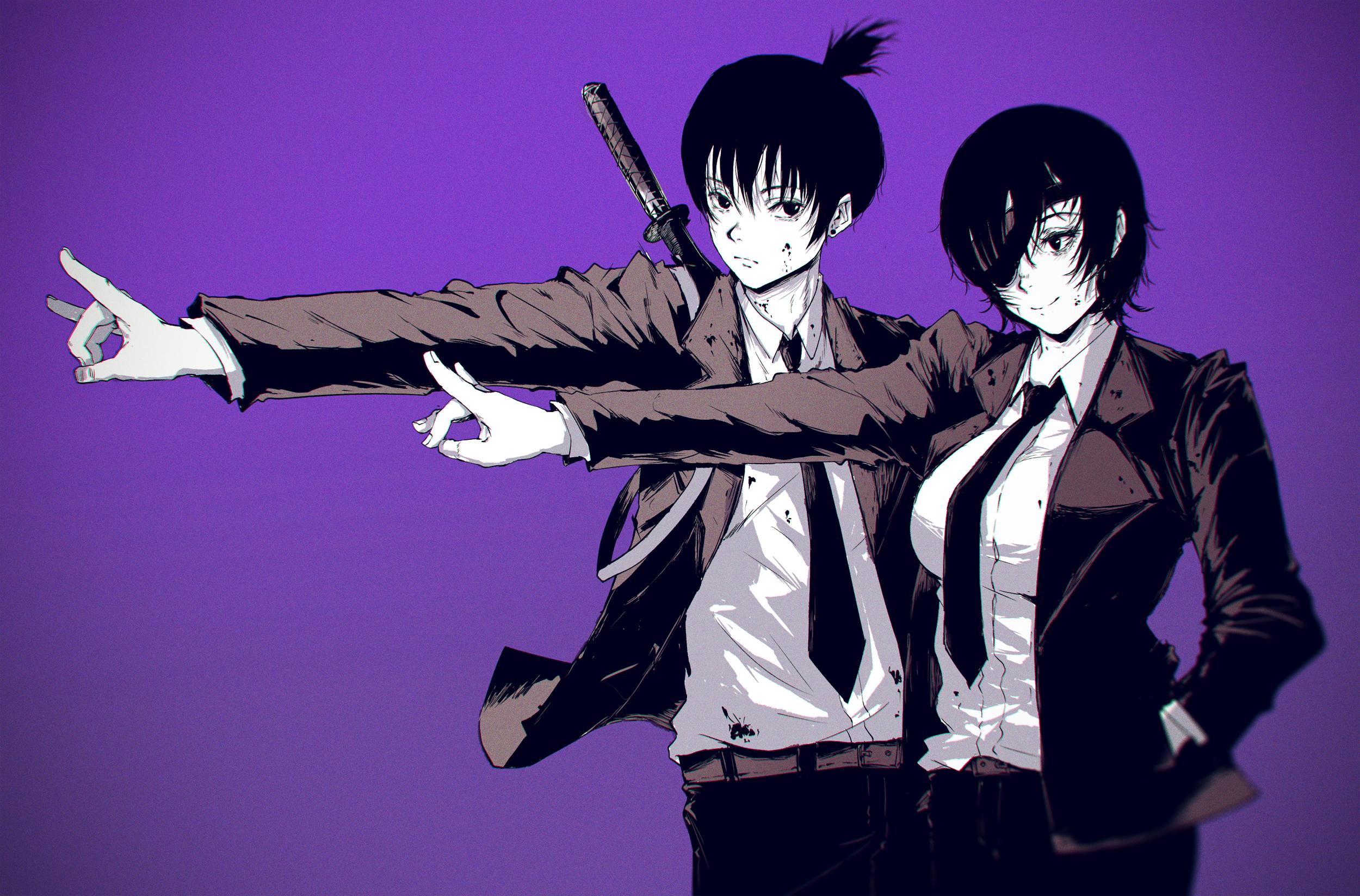 2500x1648 Anime Chainsaw Man HD Wallpaper by しゅる版C101金-西さ34b
