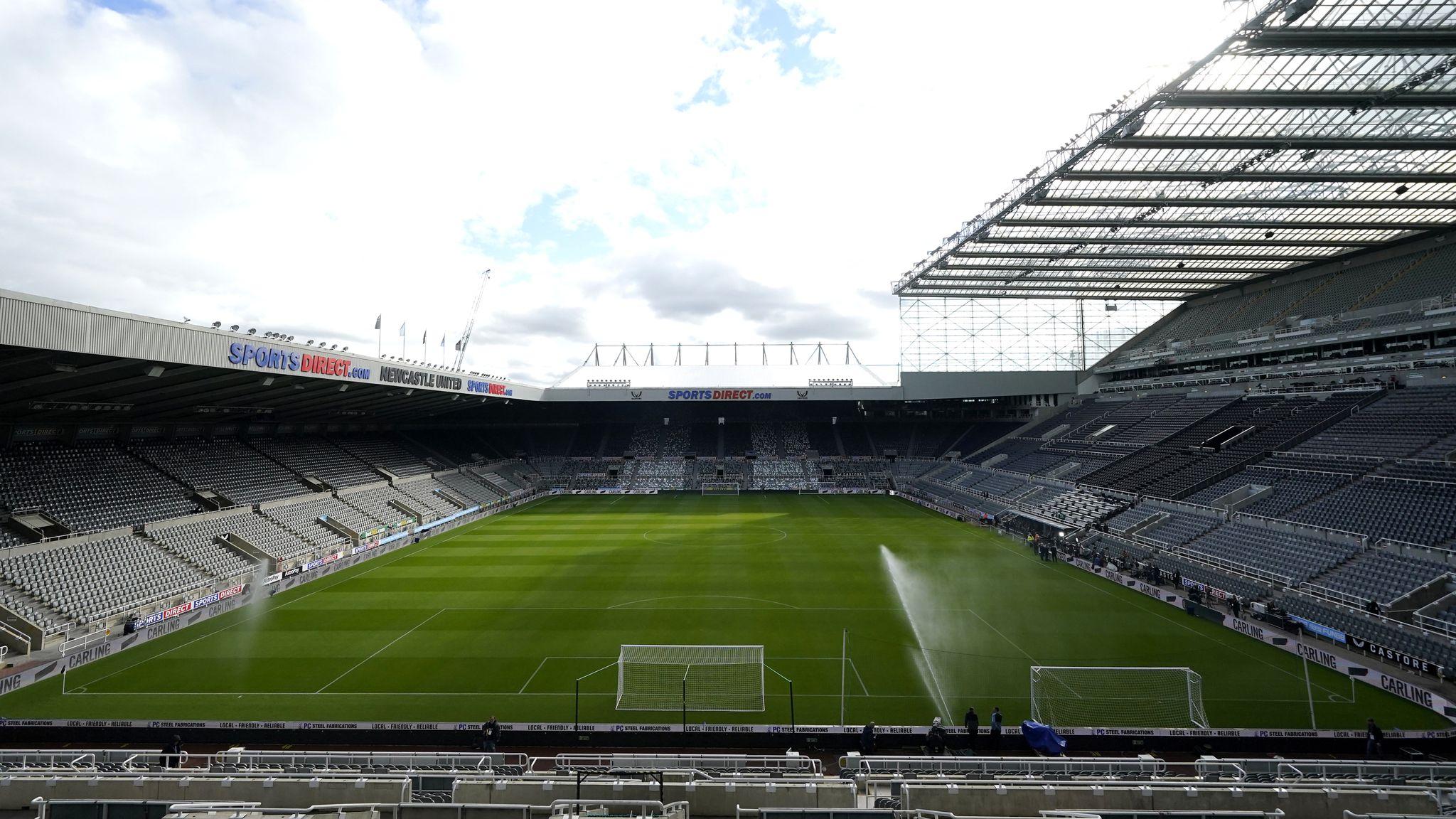 2048x1152 Newcastle begin removing Sports Direct branding from stands at St James' Park