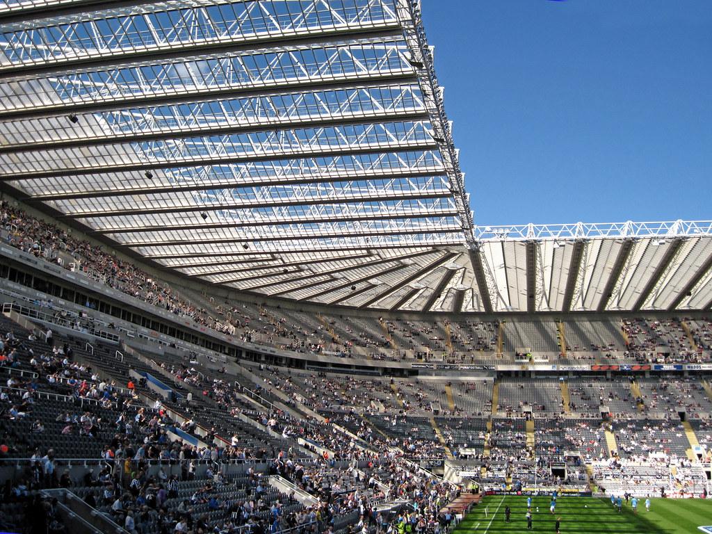 1024x768 St James' Park, Newcastle. Leazes End and Milburn Stand pri