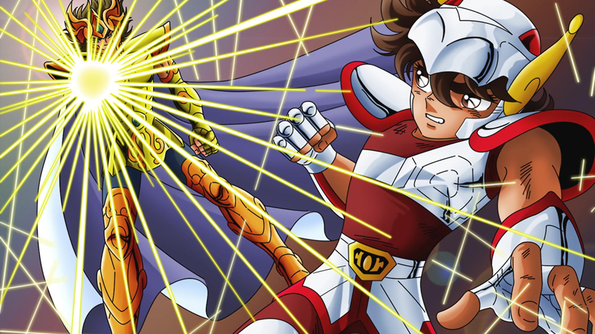 1920x1080 Wallpaper Anime, Saint Seiya, Leo Aiolia, Pegasus