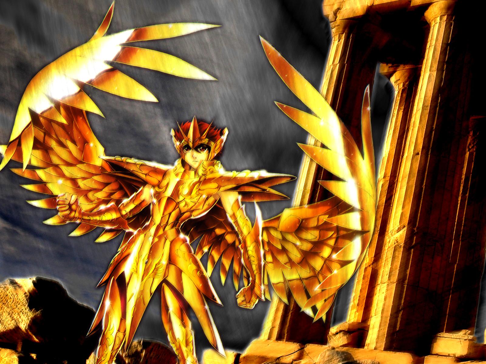 1600x1200 Saint Seiya Wallpaper: Guardian of the Sacred Shrine