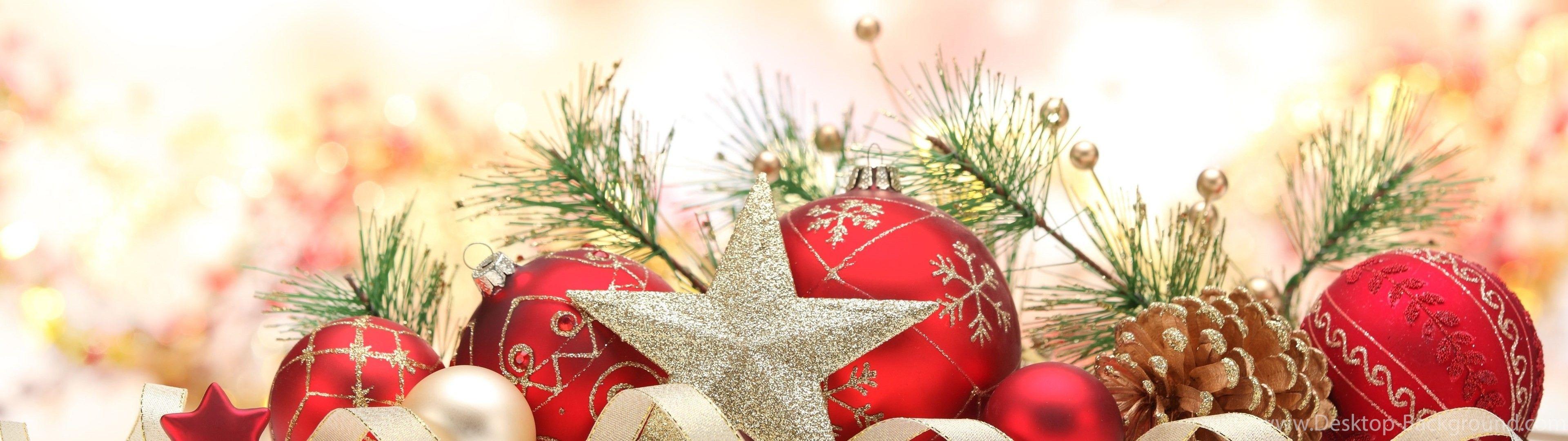 3840x1080 Christmas Dual Wallpaper