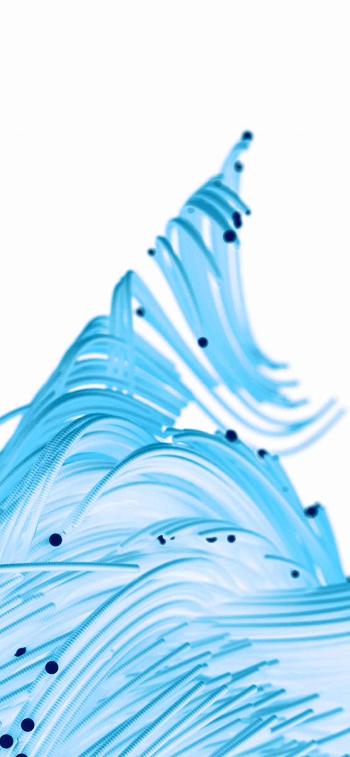 1125x2436 iPhone X wallpaper. abstract digital art blue white pattern background