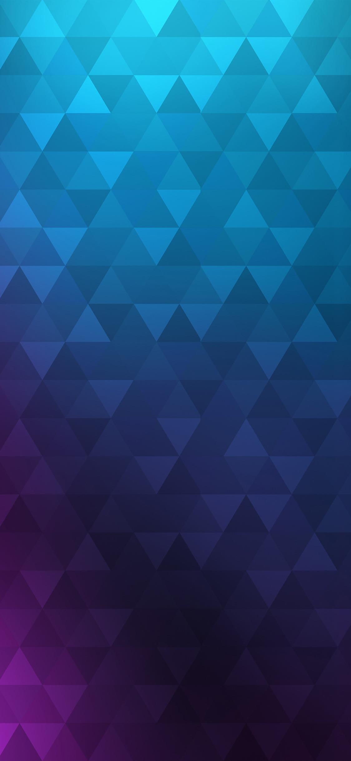 1125x2436 poly blue purple abstract pattern