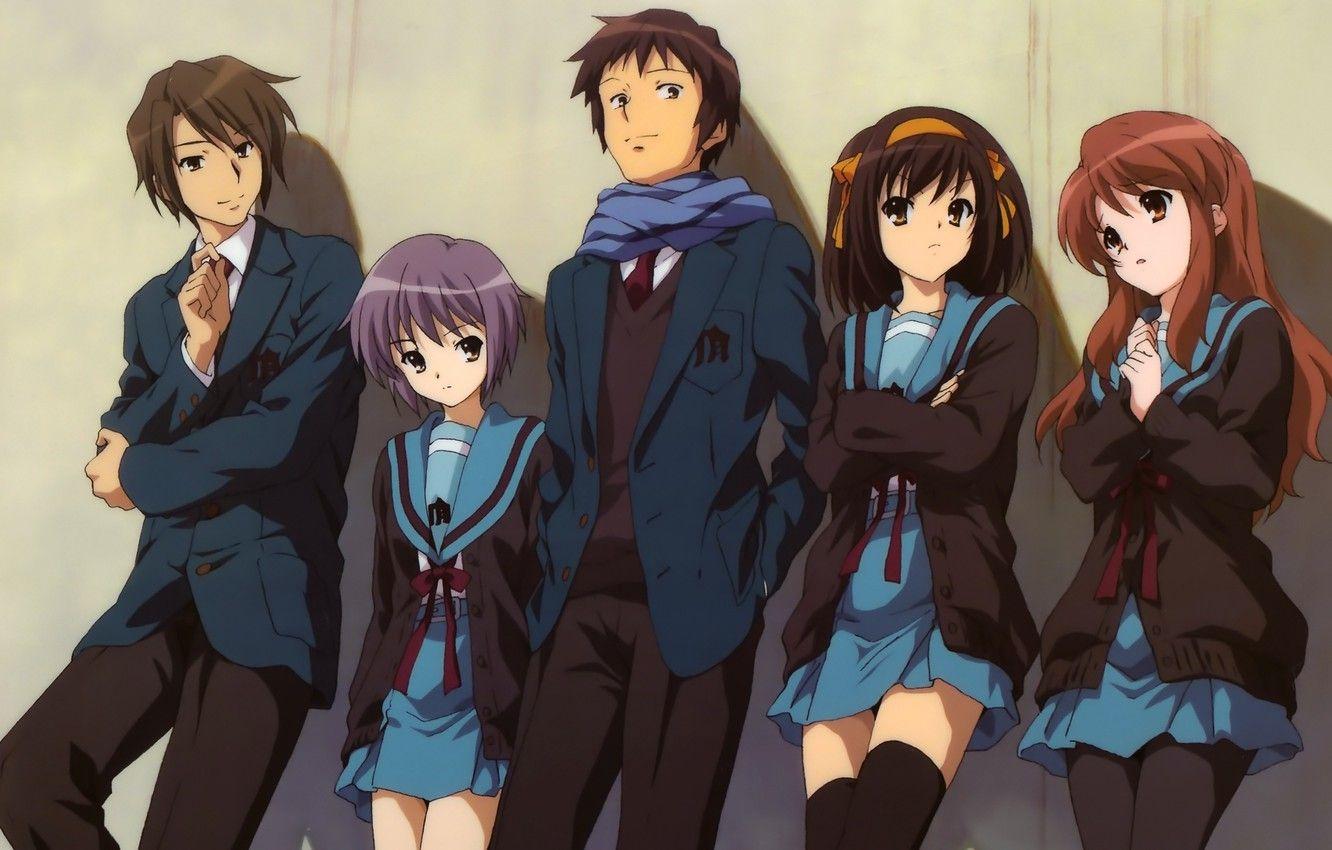 1332x850 Wallpaper Anime, Ken, The Melancholy of Haruhi Suzumiya, Yuki Nagato