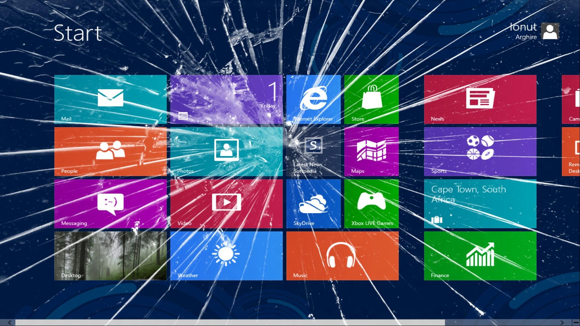 1920x1080 Broken Screen Wallpaper HD