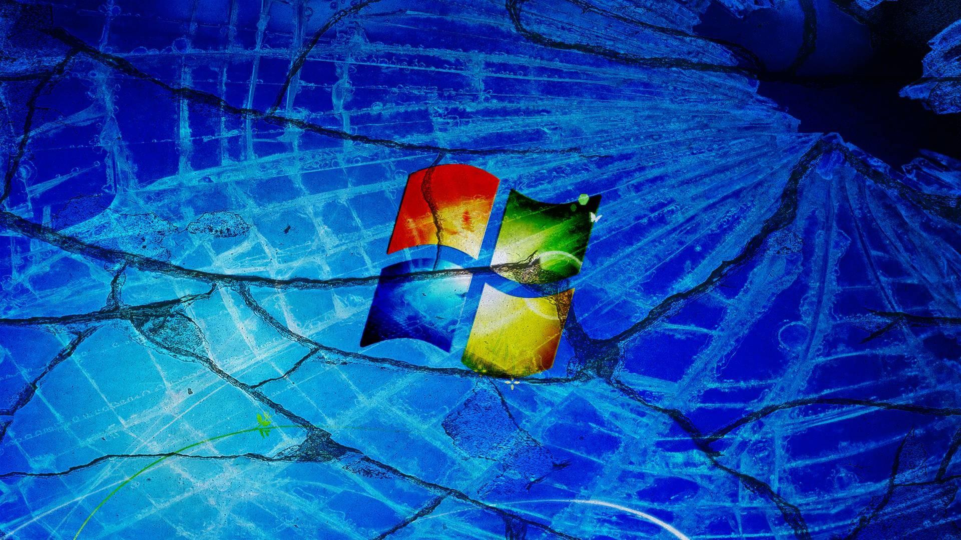 1920x1080 Broken Windows 7 Wallpaper