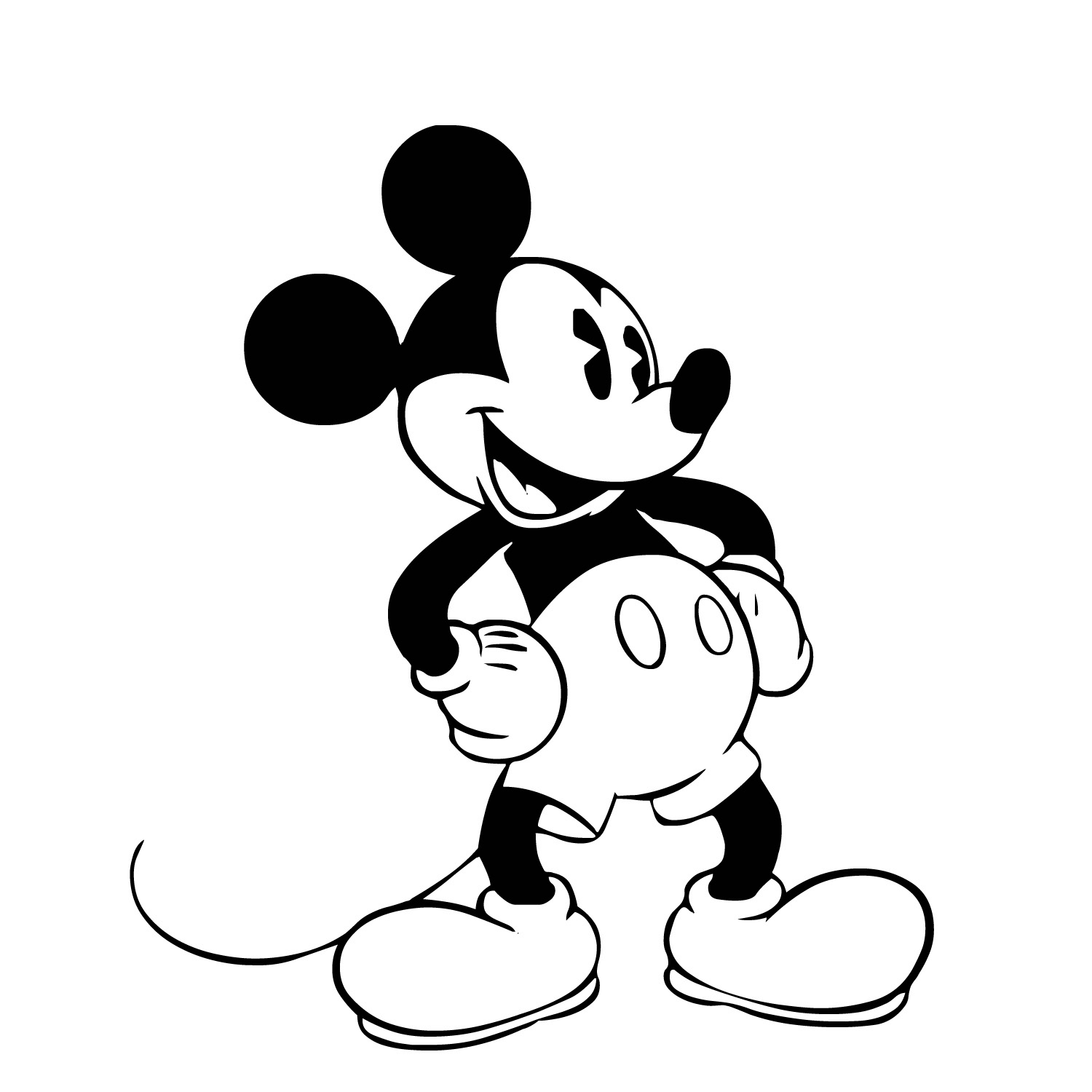 1500x1500 Old Mickey Mouse Wallpaper