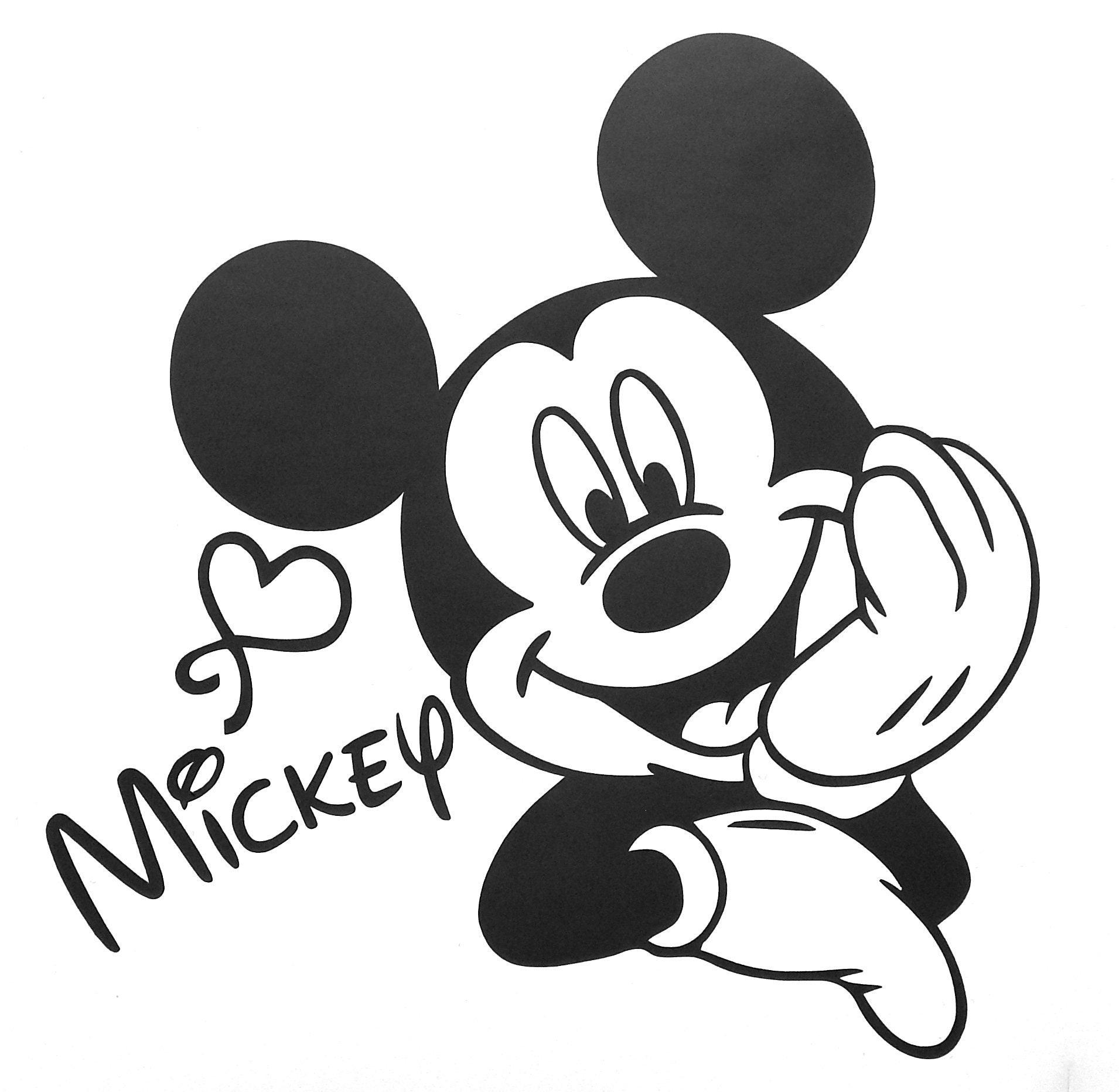 1910x1863 Mickey Mouse Disney Inspired Car Body Window Bumper Vinyl