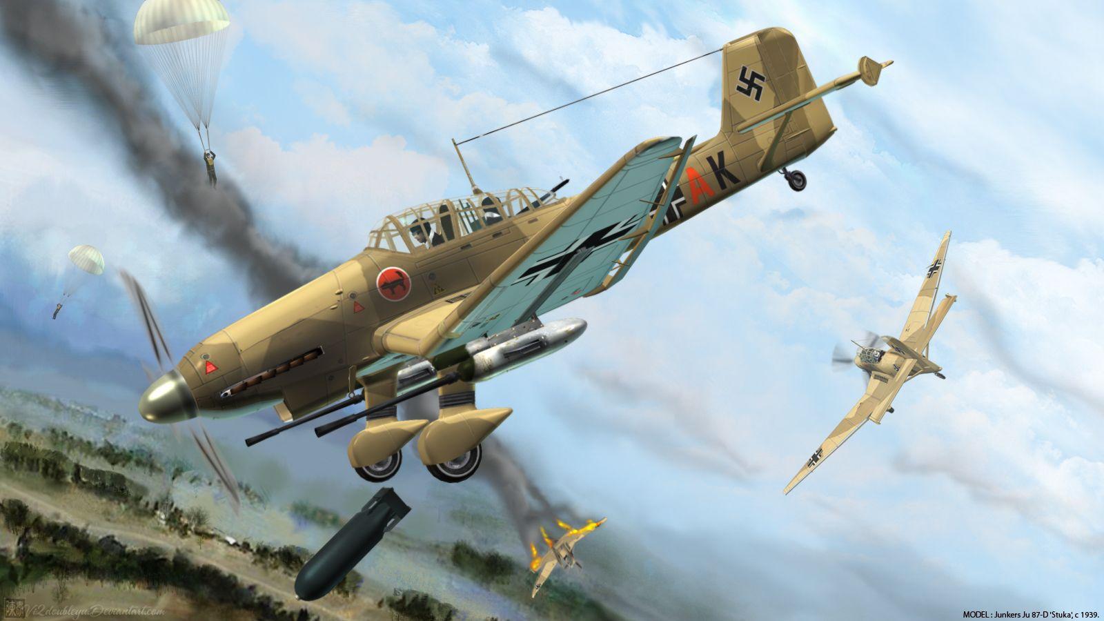 1600x900 Stuka Wallpaper