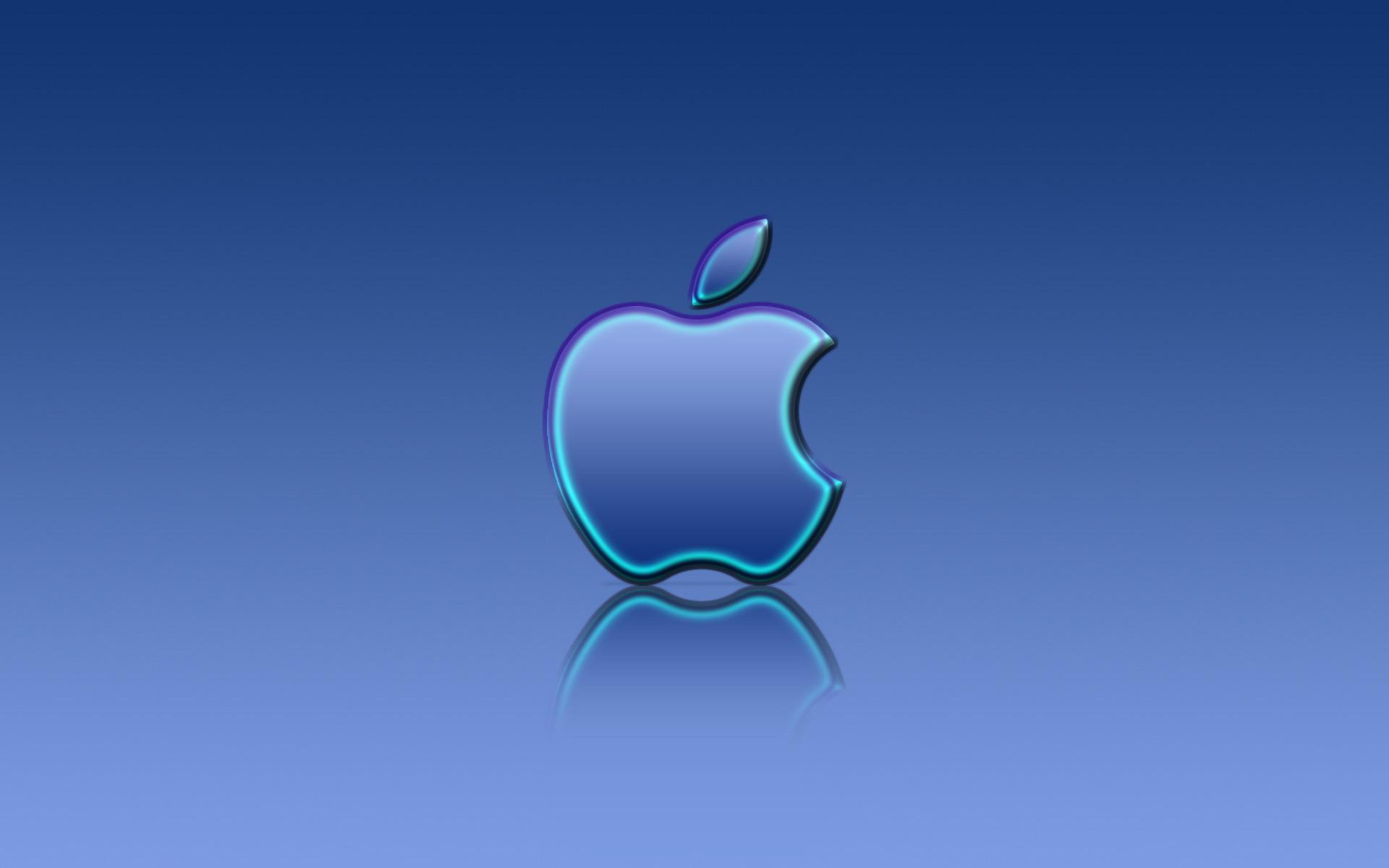 1920x1200 Blue Apple Background