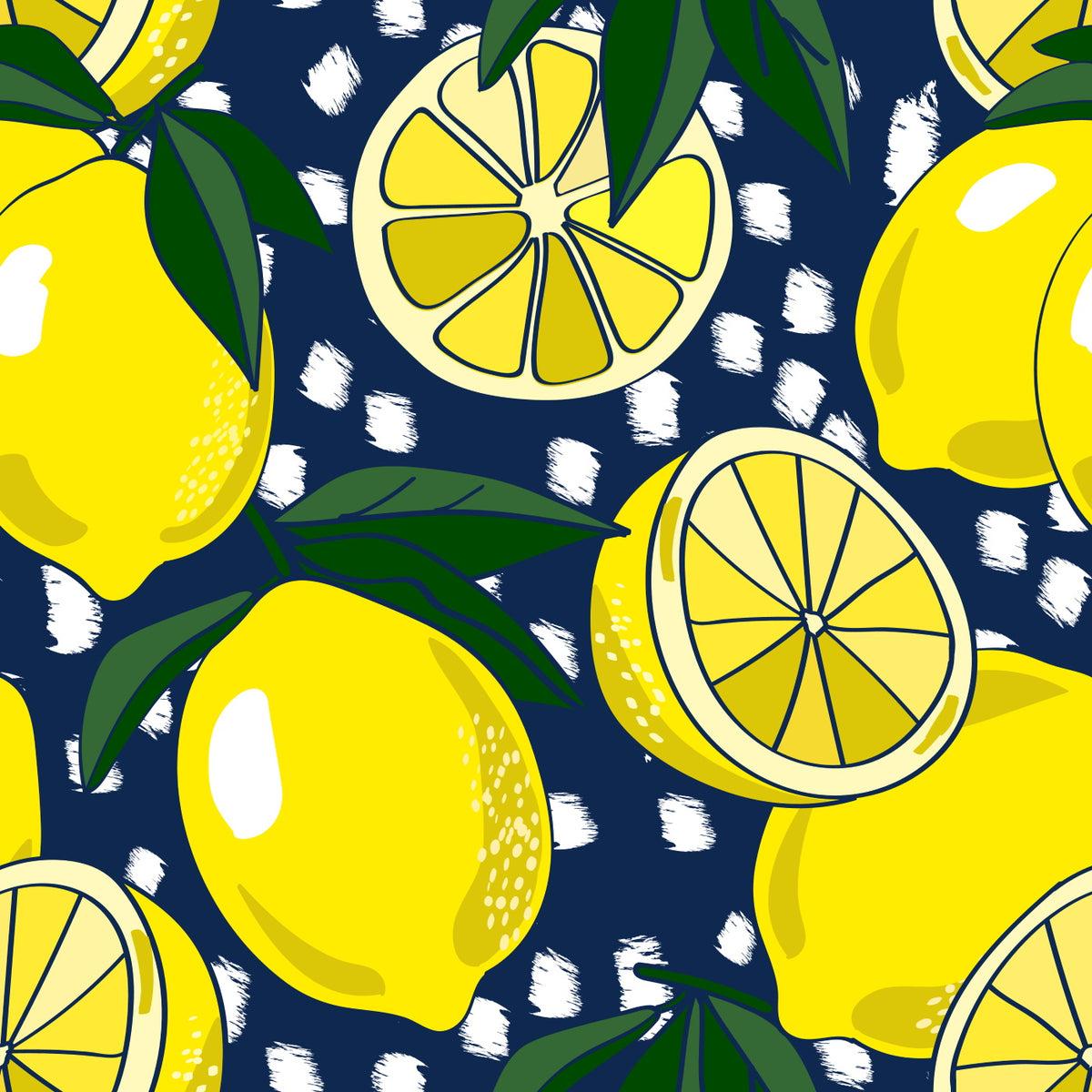 1200x1200 Lemon Patch Artistic Wallpaper Pattern Wall Art