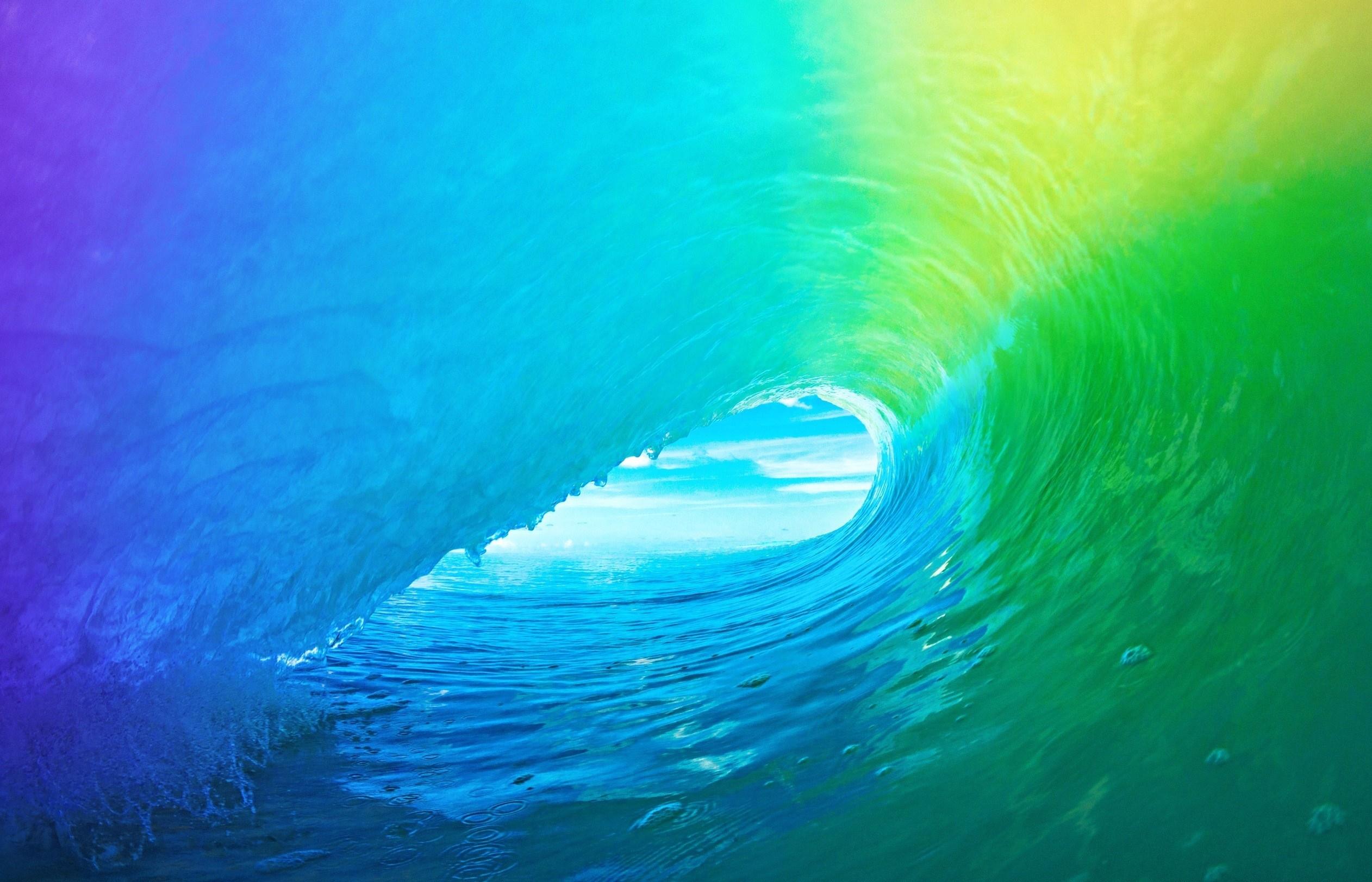 2524x1623 sunlight, colorful, water, green, blue, underwater, iPhone, iPad, ocean, wave, computer wallpaper, wind wave Gallery HD Wallpaper