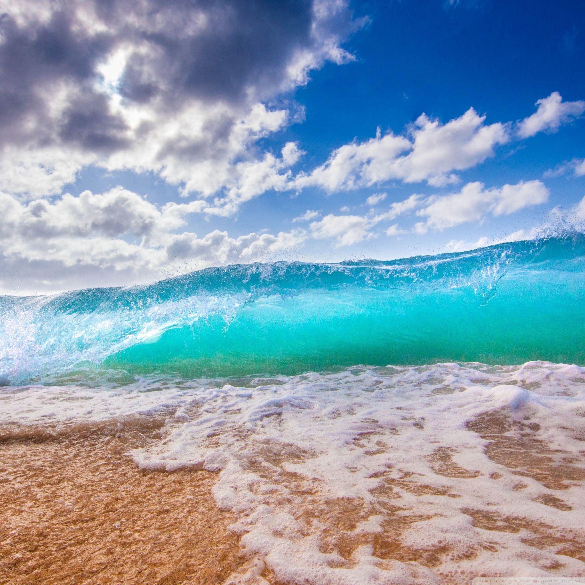 2048x2048 Ocean iPad 4k Wallpaper