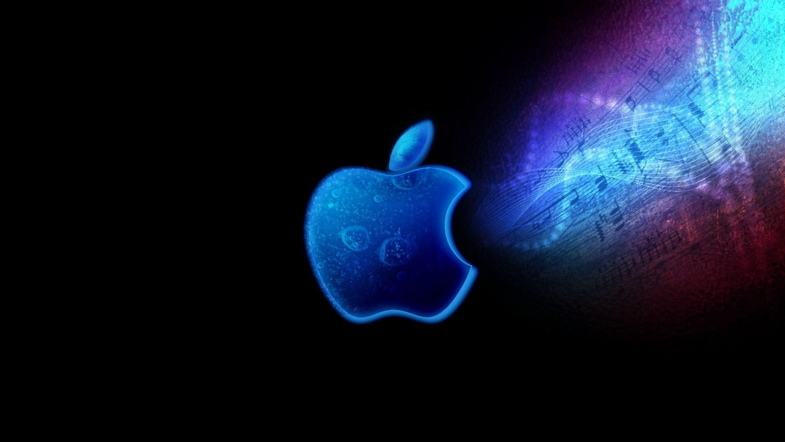 2560x1440 Apple Mac Brand Logo Bright Shadow MacBook Air Wallpaper Download