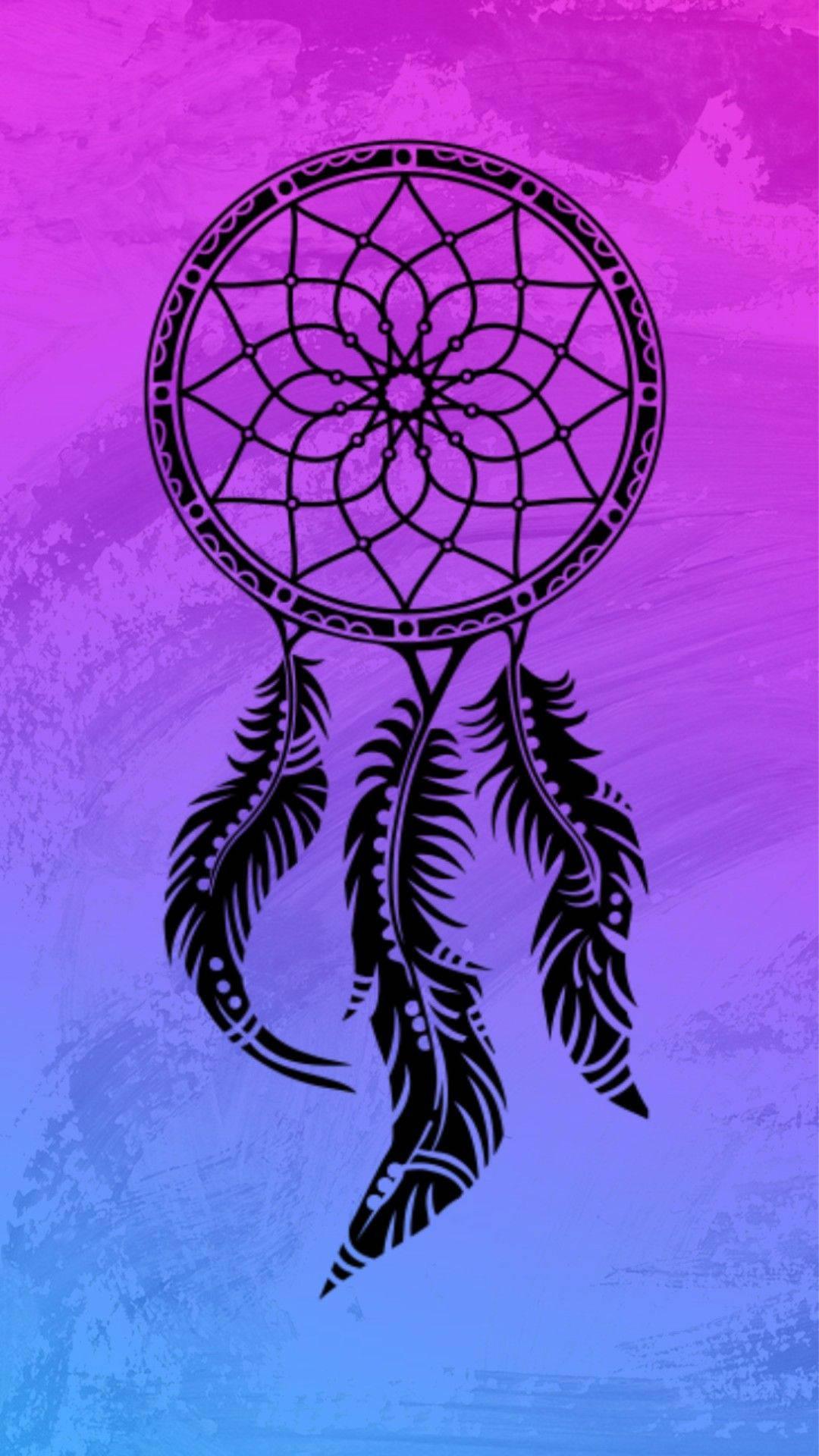 1080x1920 Download Gradient Dream Catcher Wallpaper