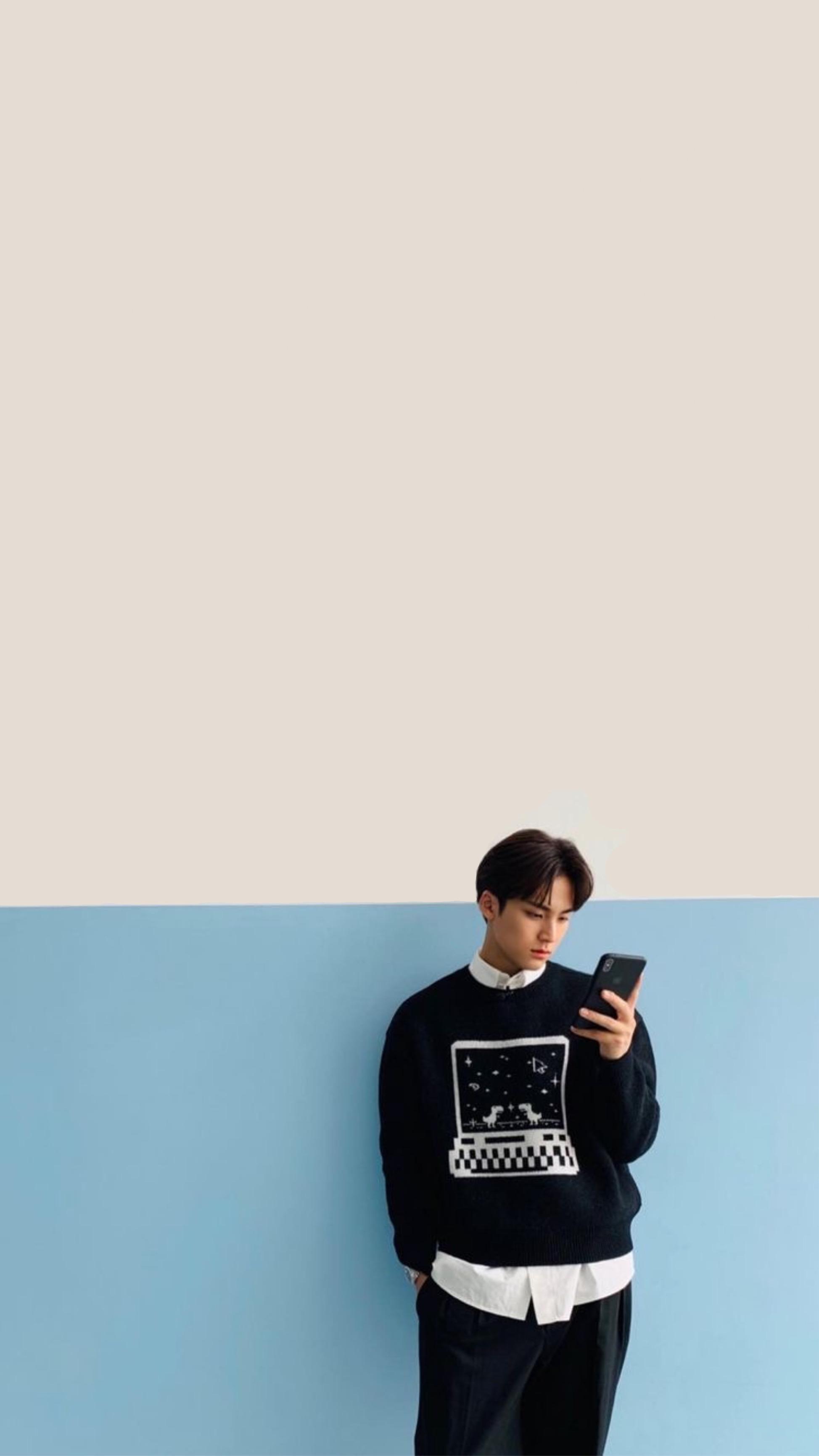 1948x3464 Mingyu Seventeen Desktop Wallpaper