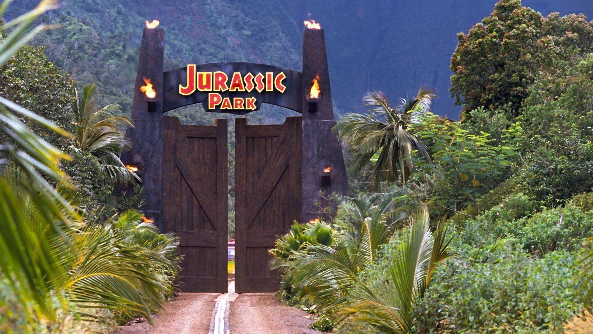 1920x1080 Jurassic Park main gate