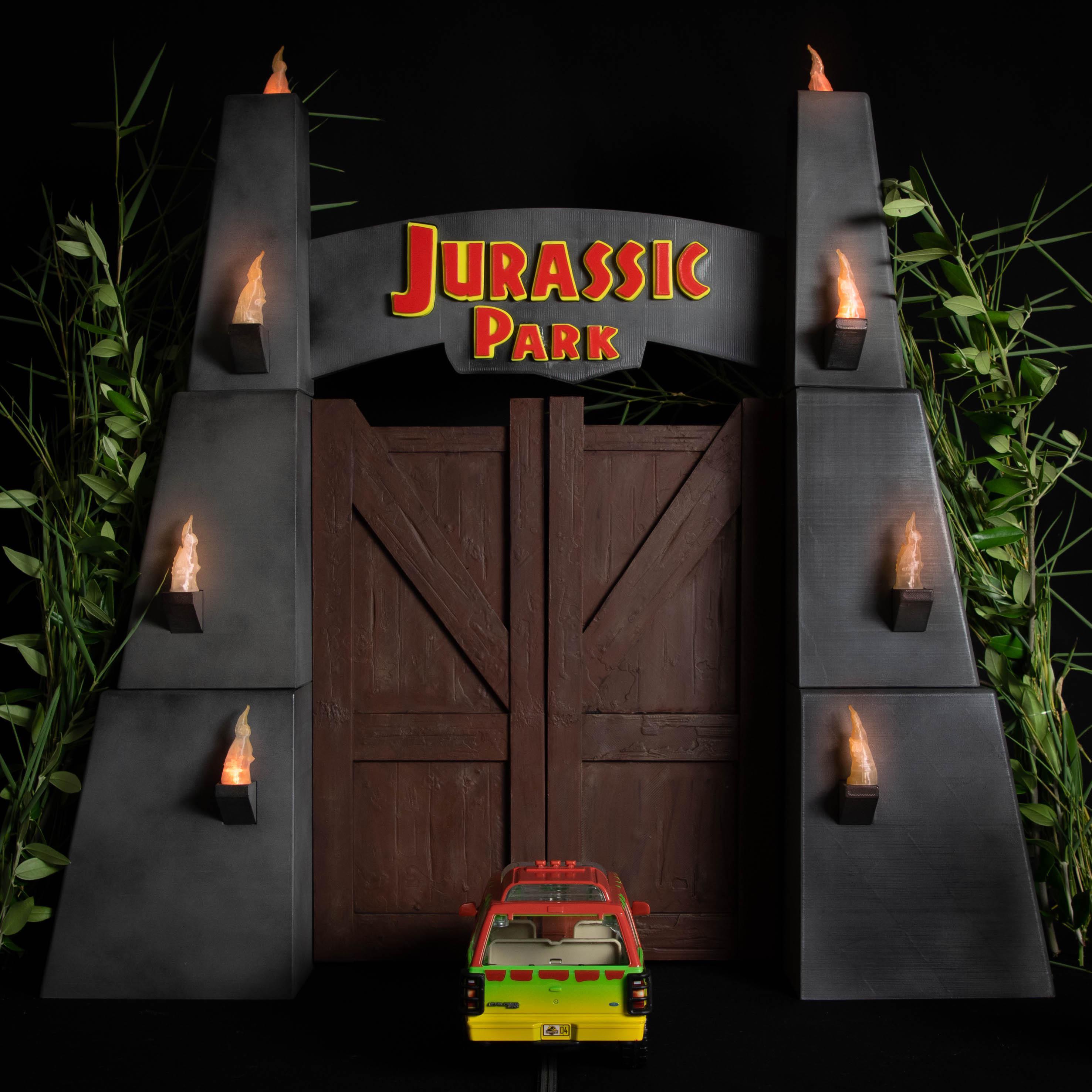 2953x2953 I Modeled And Printed The Jurassic Park Gate In 1 18 Scale. Thoughts?