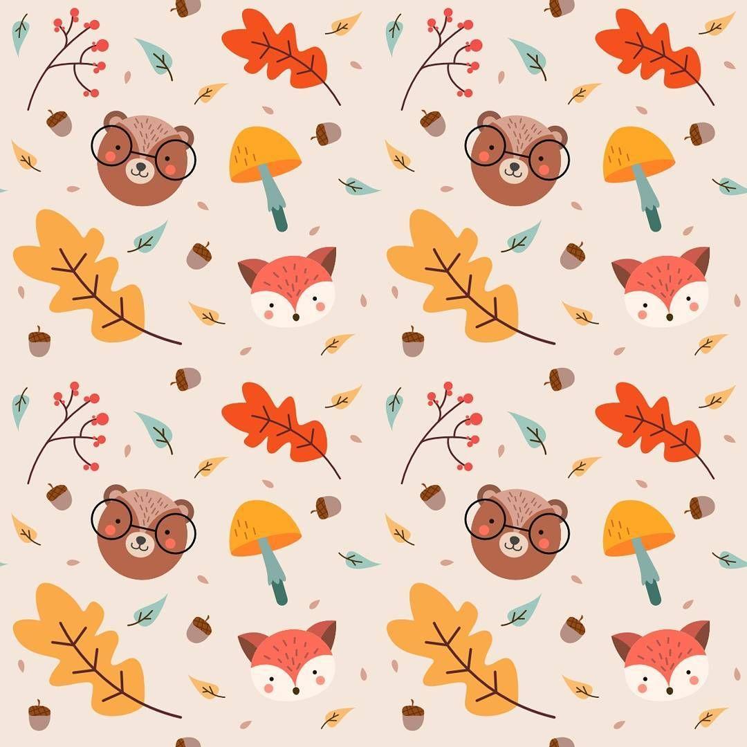 1080x1080 by lenartlivia. . #graphicsdesign #vectorart #vectorlove #vectorillustration #illustration #patterndesi. Autumn illustration, Cute fall wallpaper, Fall wallpaper
