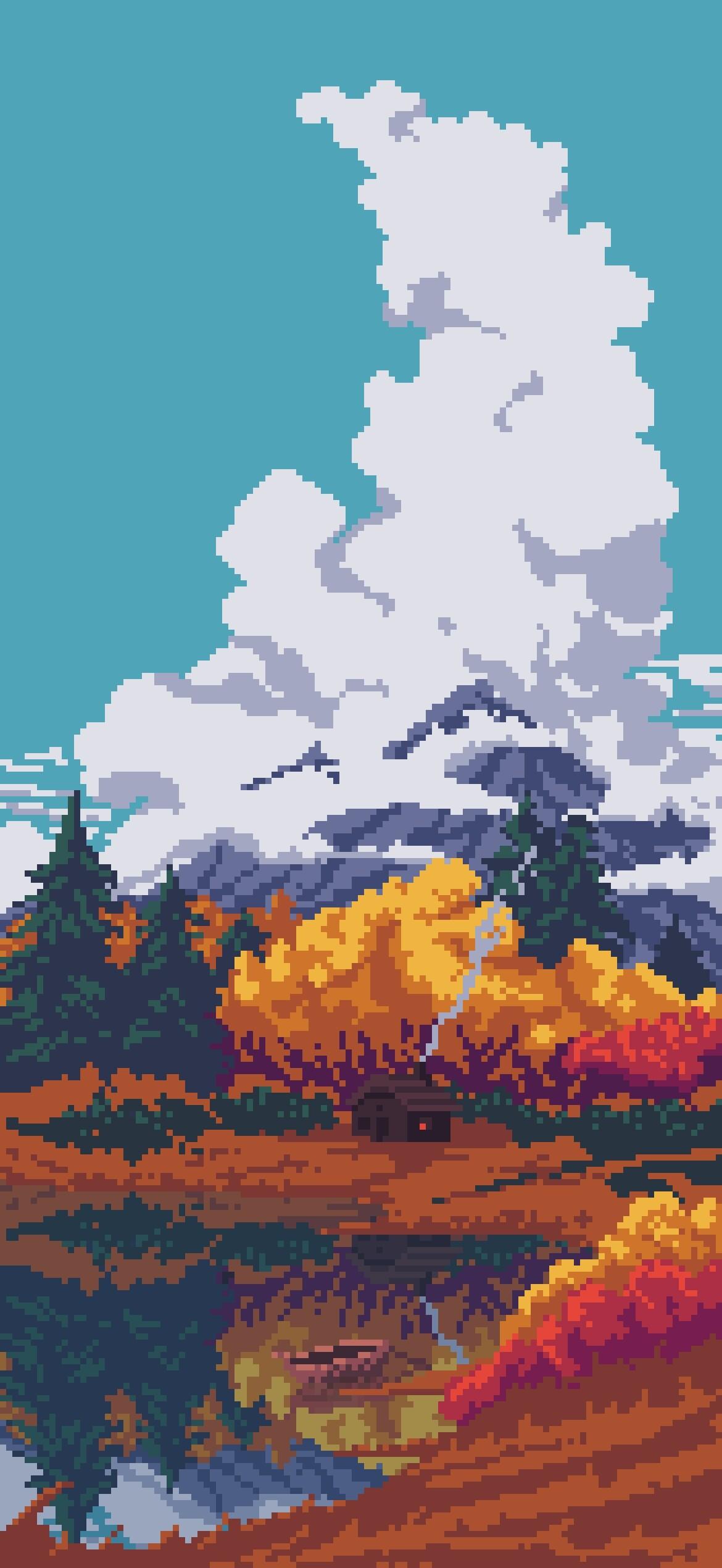 1170x2540 Autumn wallpaper
