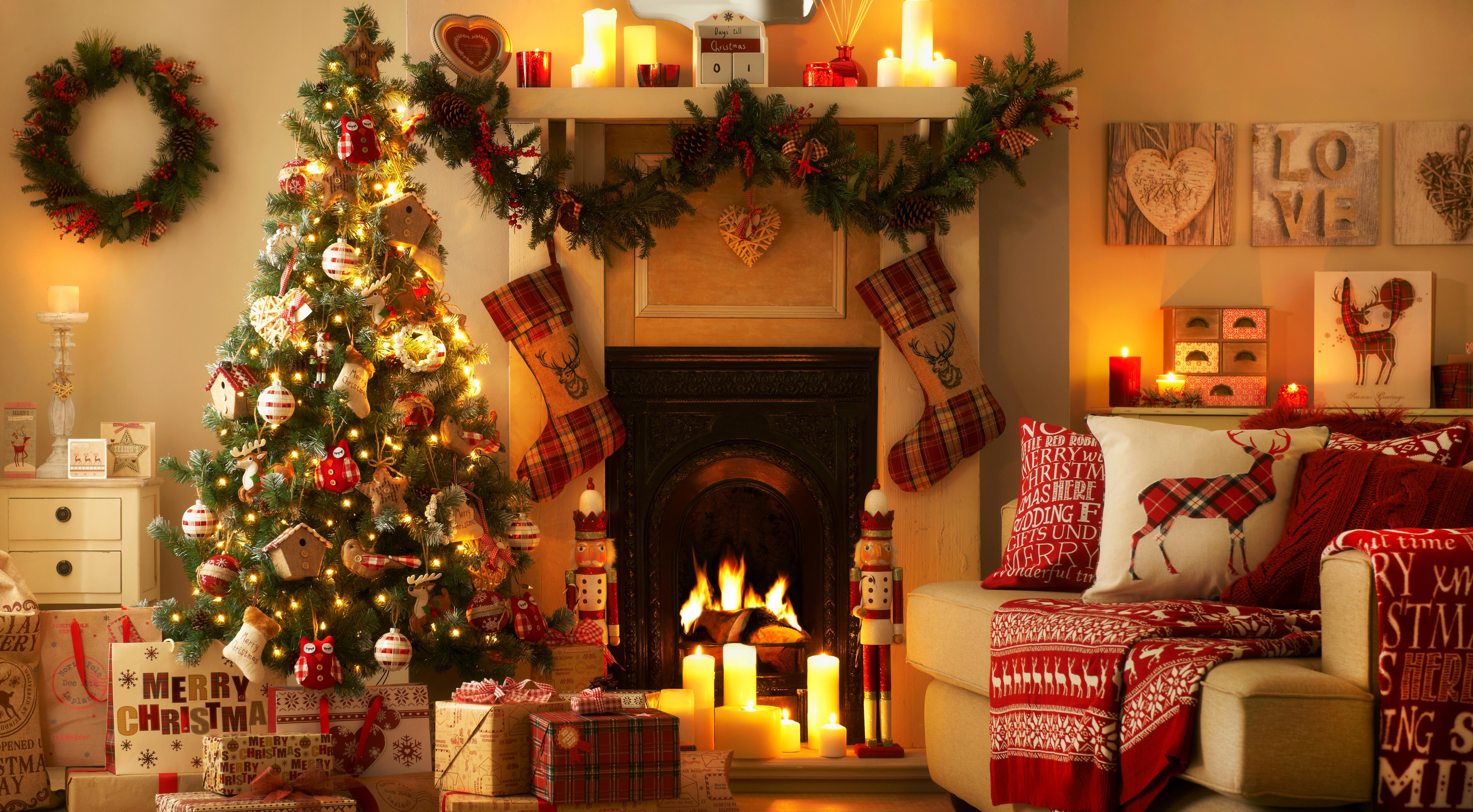 6606x3643 Beautiful Winter and Christmas Wallpaper For Desktops