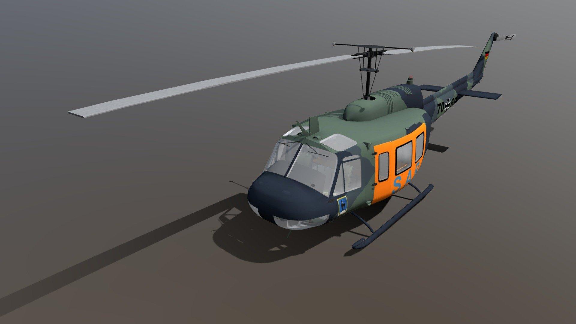 1920x1080 Bell UH 1 Iroquois (Huey) Free 3D Model By Helijah [f3ca0e7]