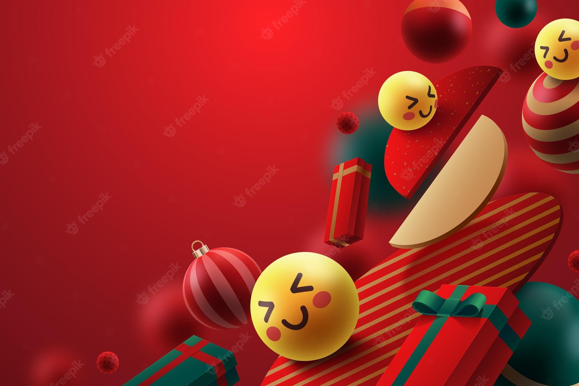 Christmas Emoji Wallpapers Top Free Christmas Emoji Backgrounds
