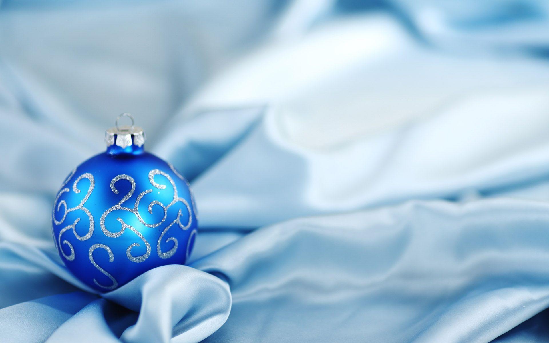 1920x1200 Blue Christmas Wallpaper