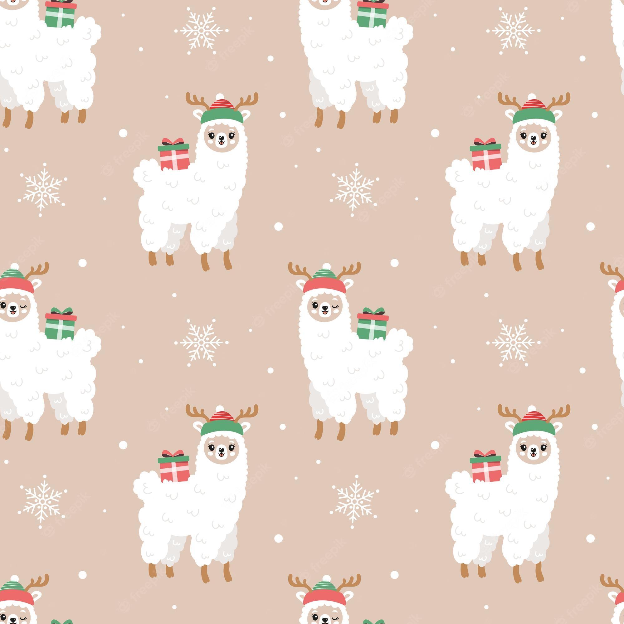 Christmas Llama Wallpapers - Top Free Christmas Llama Backgrounds