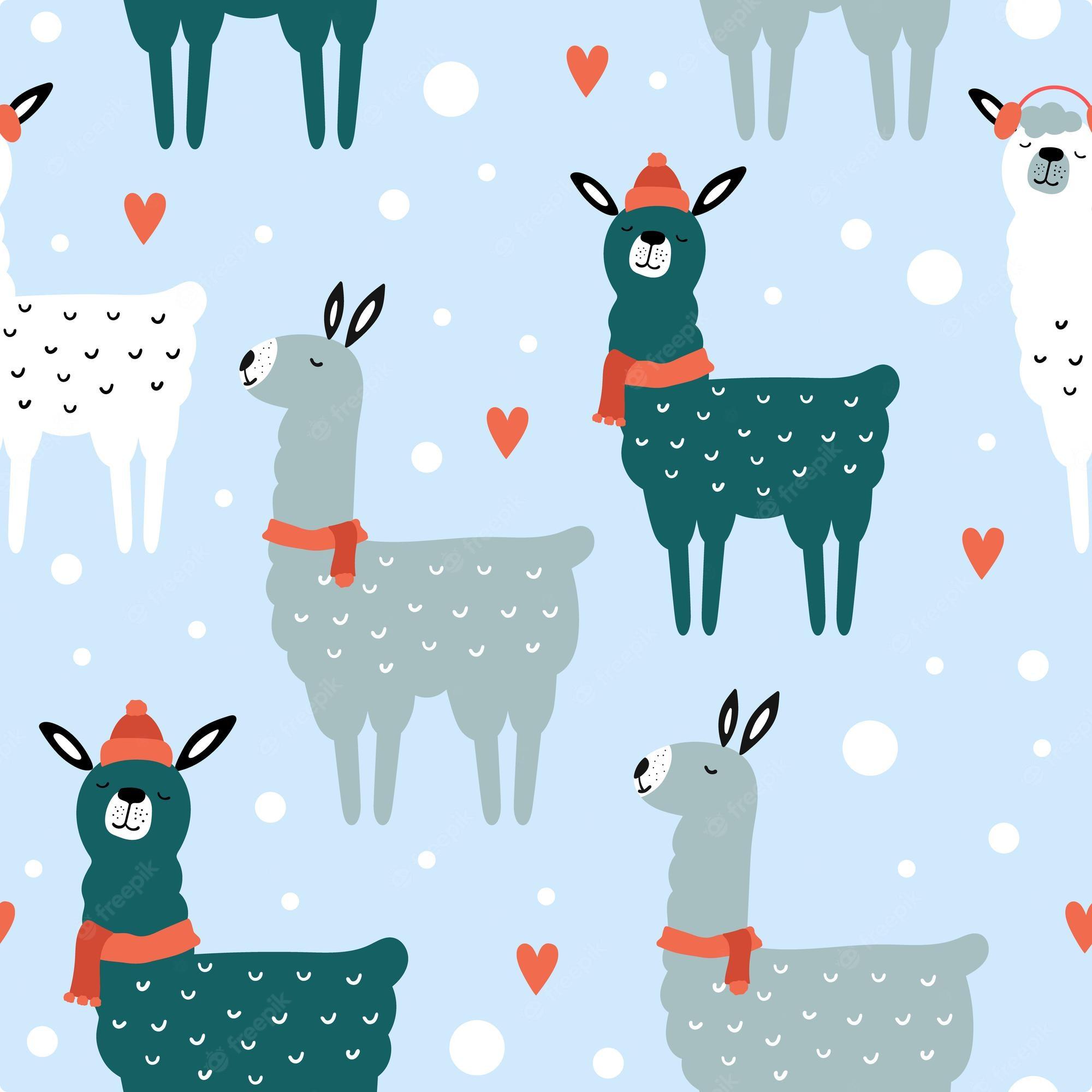 Christmas Llama Wallpapers - Top Free Christmas Llama Backgrounds